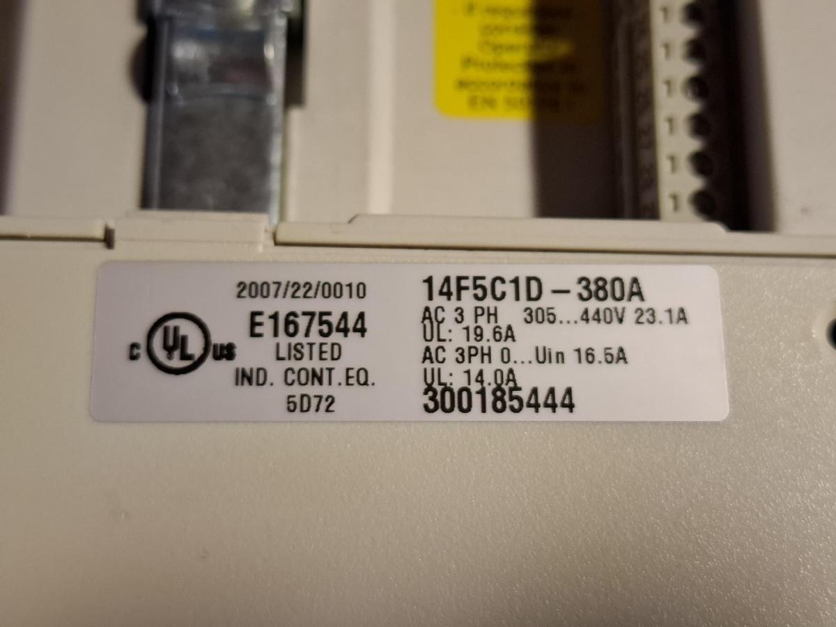 Gebraucht Frequenzumformer Combivert F5, 7,5KW, 14F5C1D-380A, KEB, gebraucht