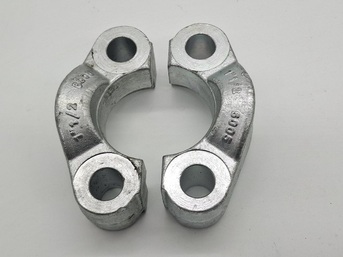 5 Flanschhälftenpaare (10 Teile), SAE 1 1/2", 6000PSI, St verz., , neu