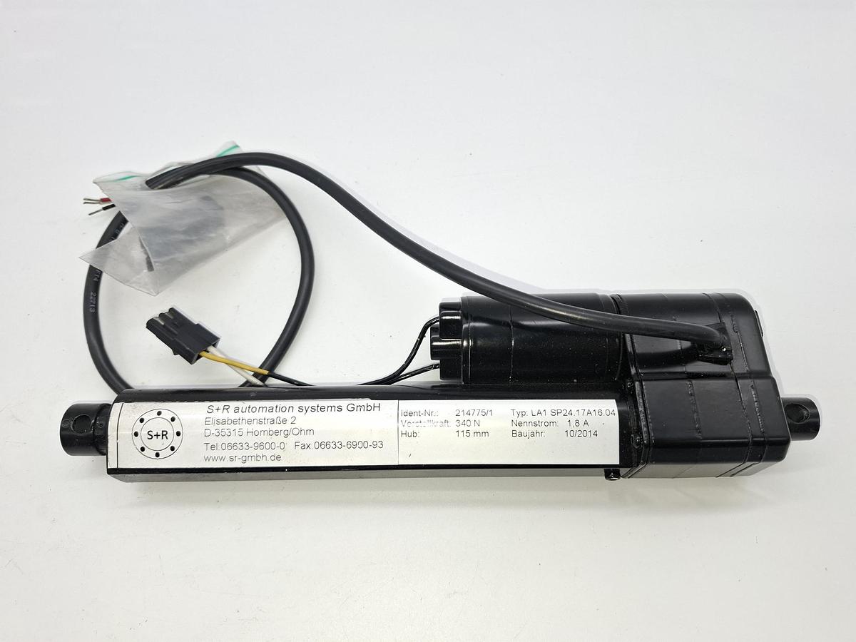 Stellantrieb, Hub 115mm, LA1 SP24 17A16 04, S+R Automation, neuwertig