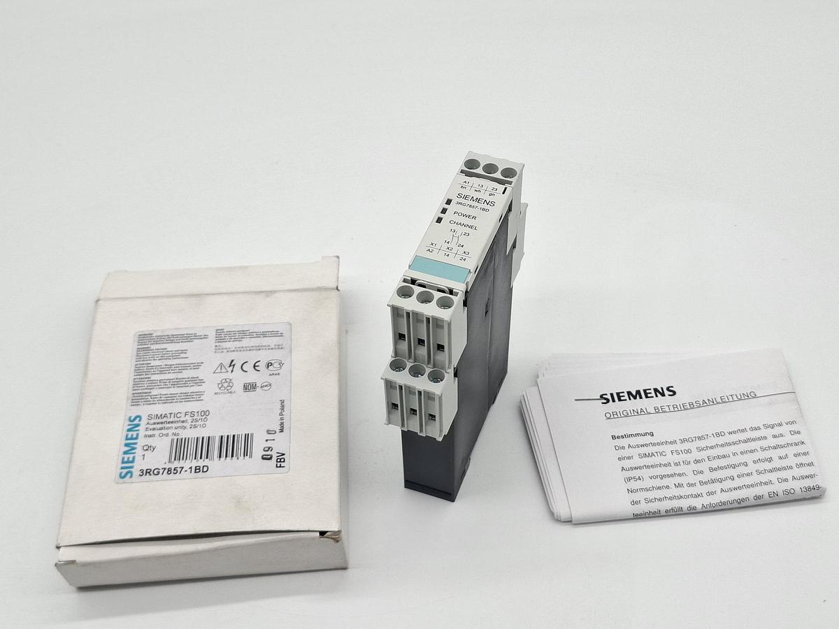 Simatic FS100 Auswerteeinheit, 3RG7857-1BD, Siemens, neu