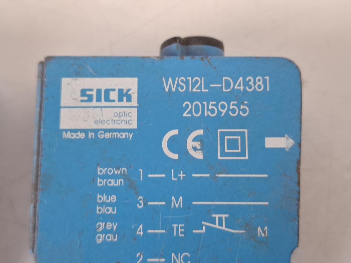 Gebraucht Lichtschranke, WE12L-P4381 +WS12L-D4381, Sick, gebraucht