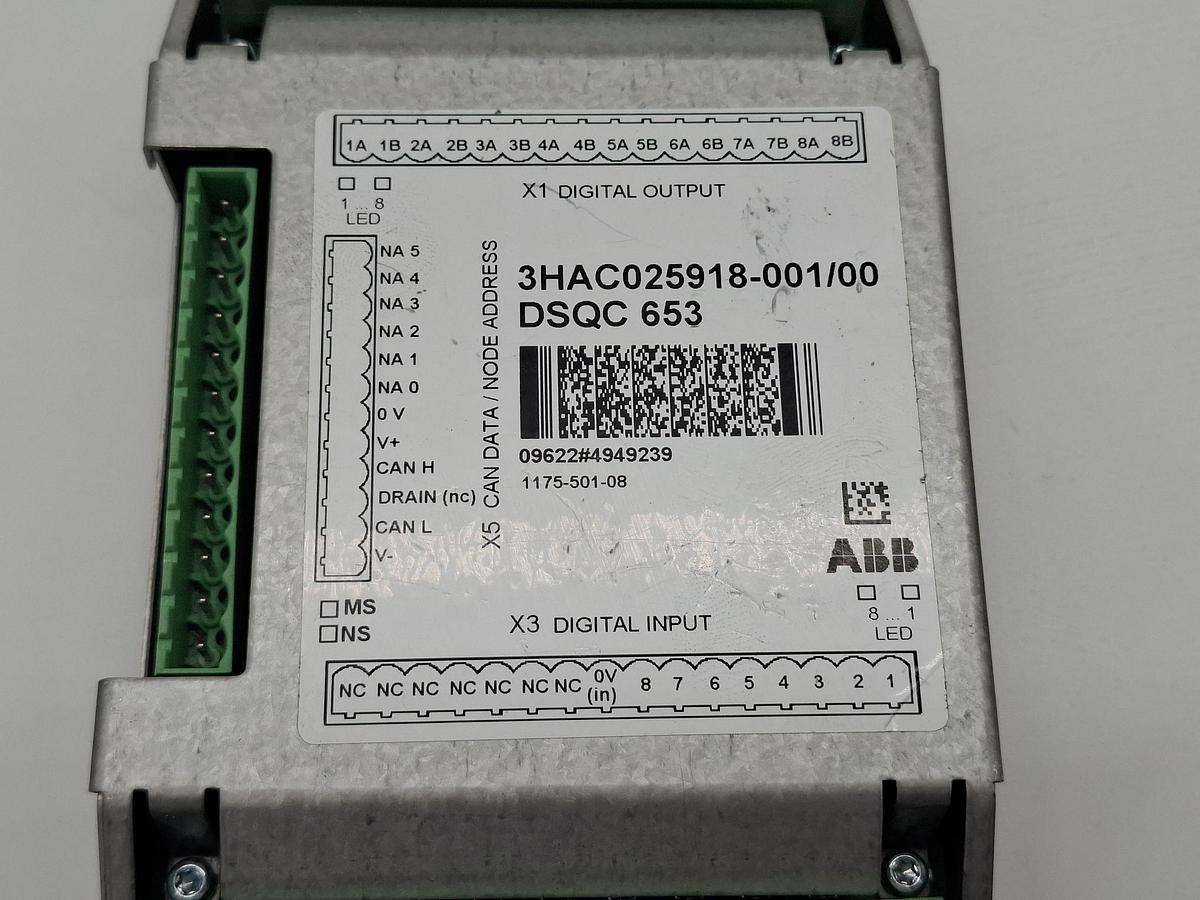 Gebraucht Steuerung I/O Modul, DSQC 653, 3HAC025918-001/00, ABB, gebraucht-Funktionszusicherung