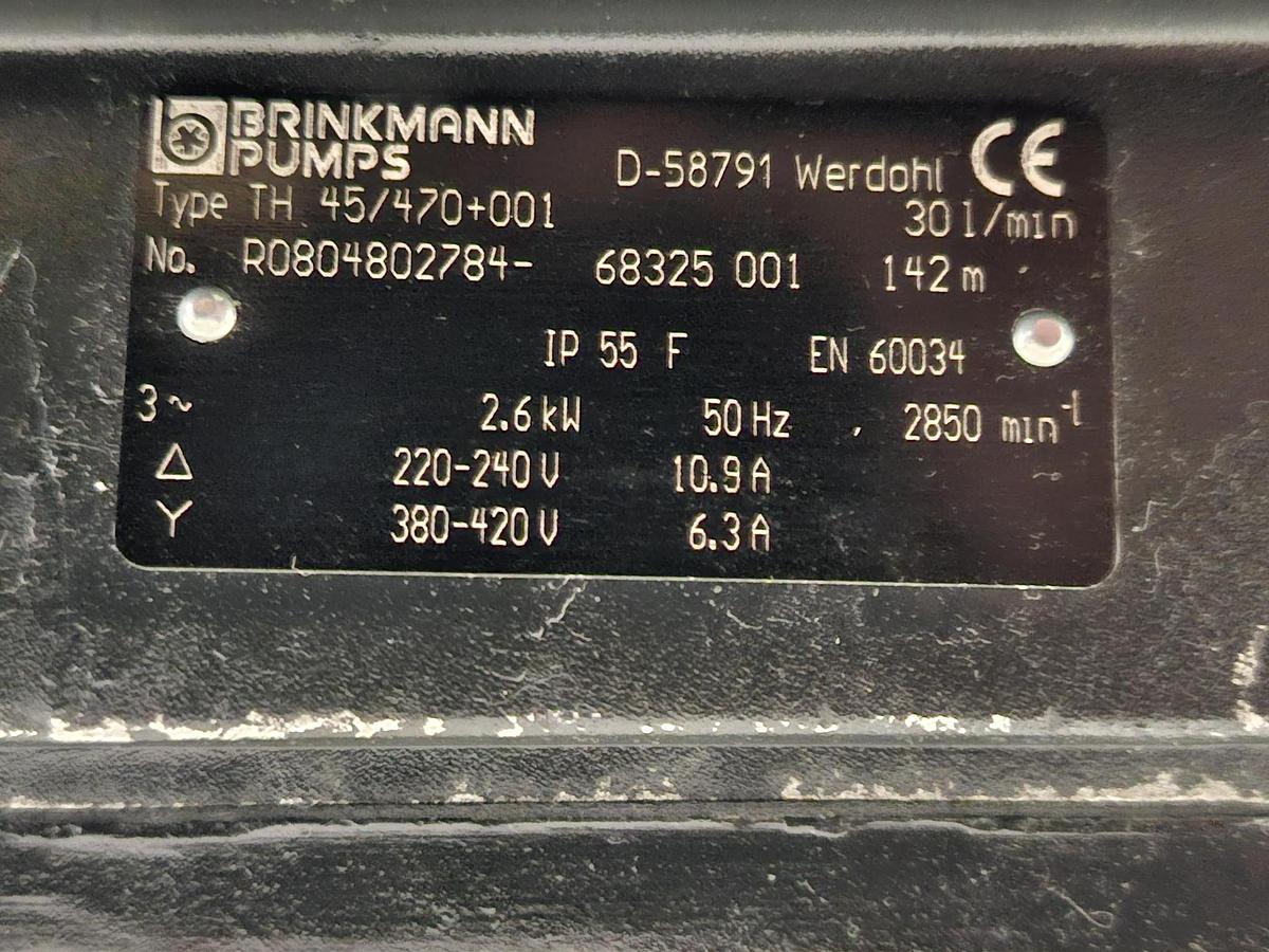 Gebraucht Eintauchpumpe, TH45/470+001, Brinkmann Pumps, gebraucht-Top