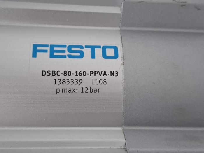 Gebraucht Pneumatik Flanschzylinder, DSBC-80-160-PPVA-N3, 1383339, Festo, gebraucht