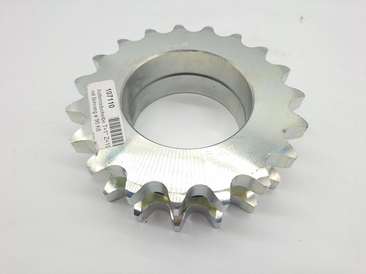 2 fach Kettenrad, Stahl, B21, Z19 , neu