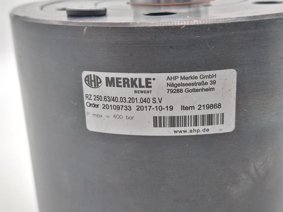 Zylinder, Hub 40mm, RZ 250.63/40.03.201.040 S.V, Merkle, neu