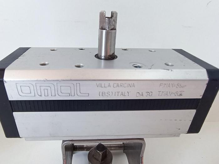 Gebraucht 2 Stück Pneumatikantriebe für Absperrventile, DA30, Omol, gebraucht