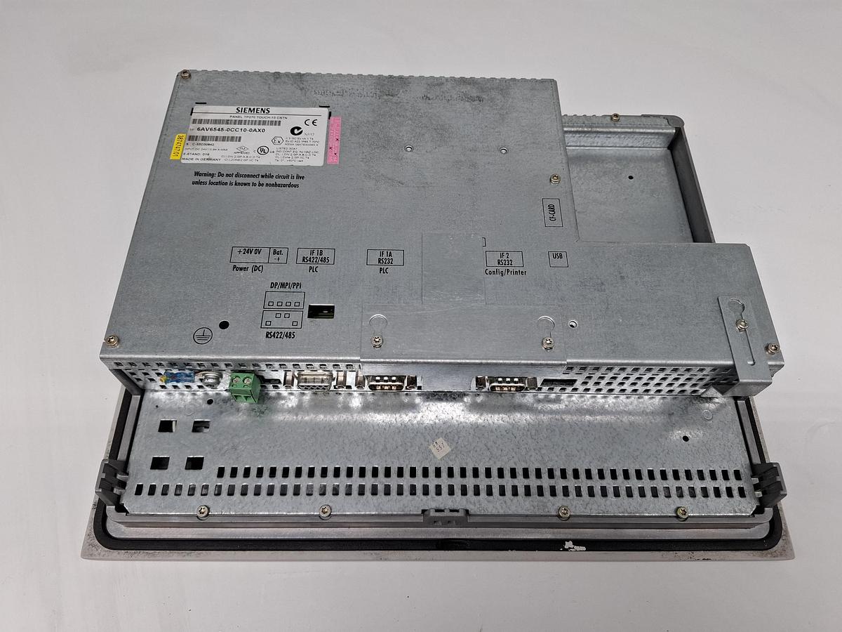 Gebraucht Simatic TP270, 6AV6545-0CC10-0AX0, Siemens, gebraucht