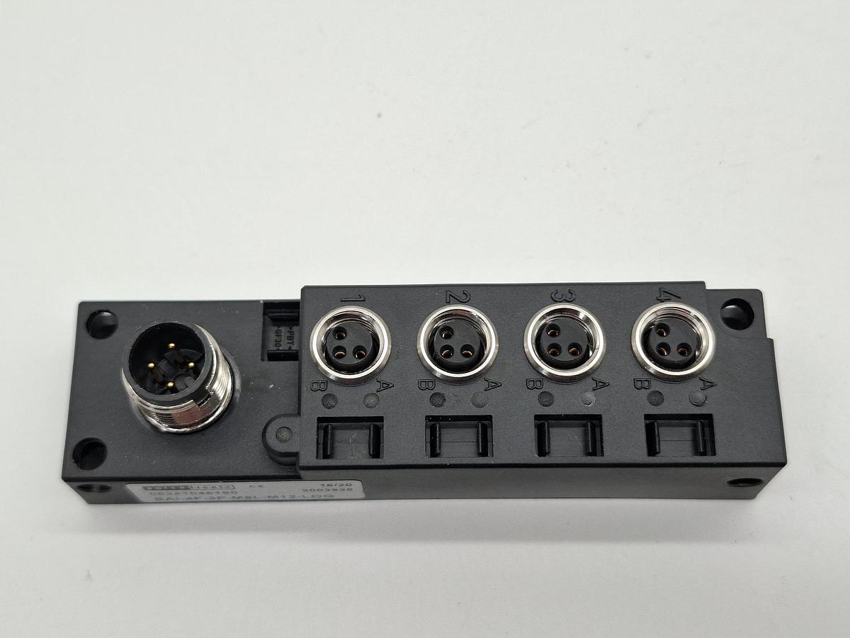 Sensor Aktor Verteiler, 15-30V DC, SAI-4F-3P-M8L-M12-LOG, Pulsotronic, neu