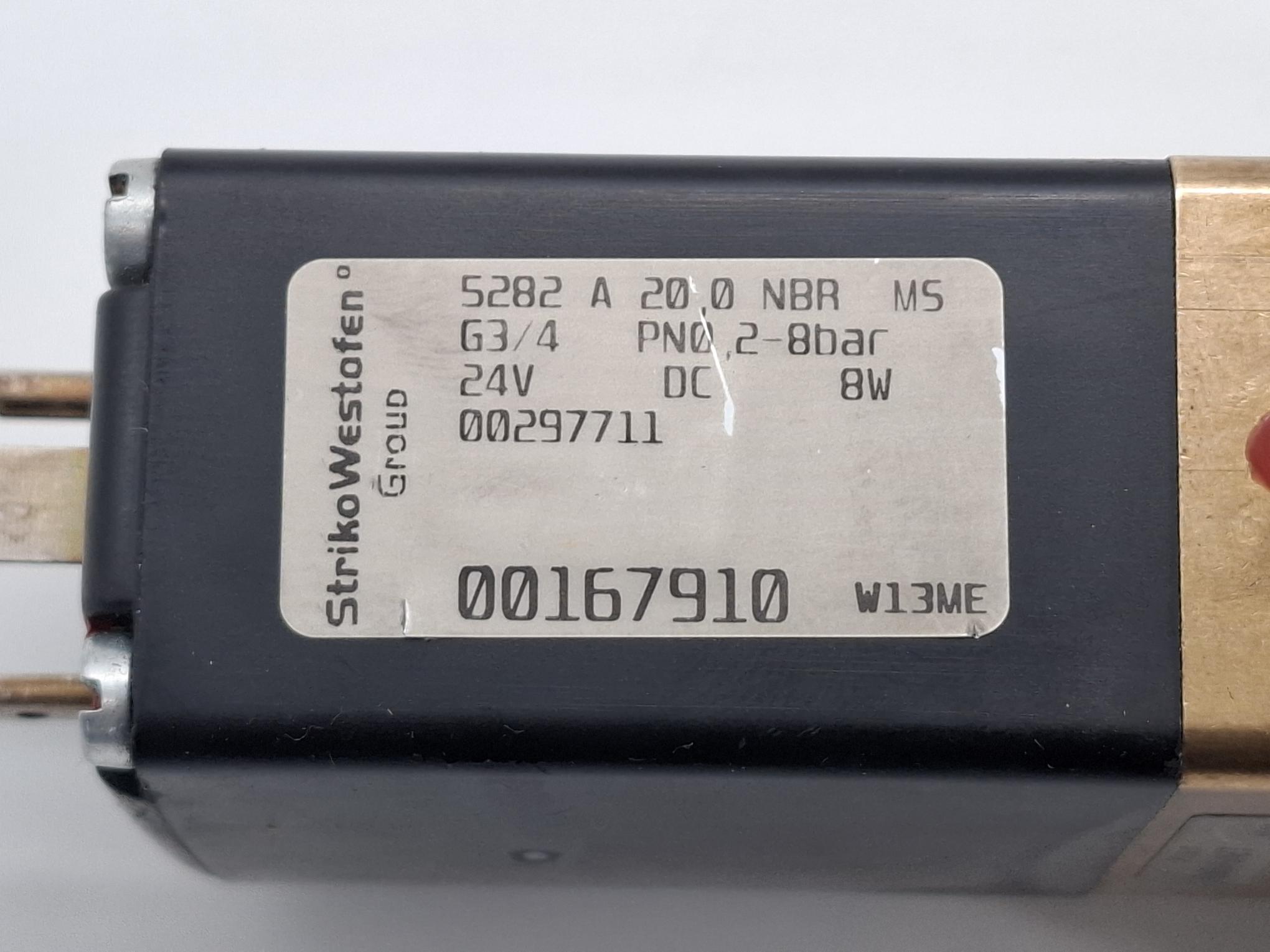 Magnetventil, 5282 A 20,0 NBR MS, G3/4", Bürkert, neuwertig