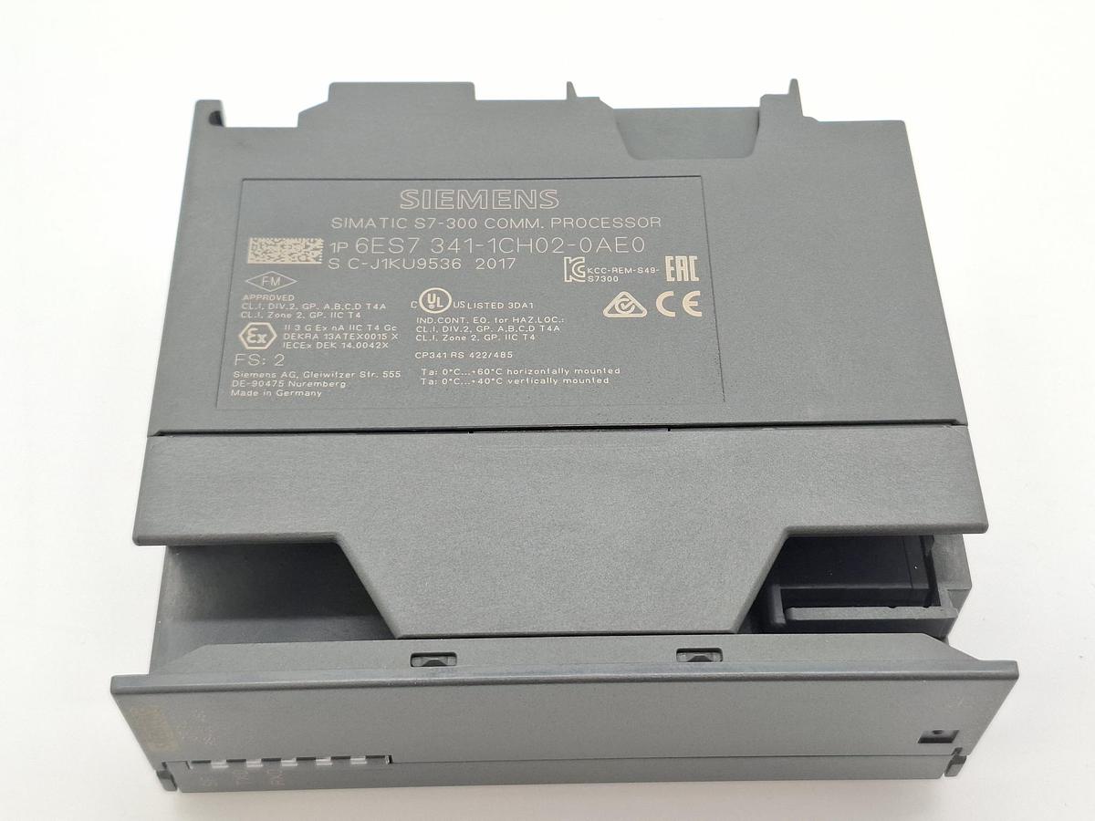 Gebraucht Prozessor CP341, 6ES7 341-1CH02-0AE0, Siemens, gebraucht-Funktionszusicherung