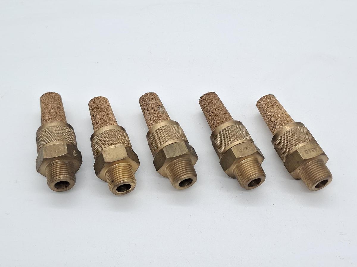 3 Stück einstellbare Drossel-Schalldämpfer, D02E, G3/8" , neuwertig