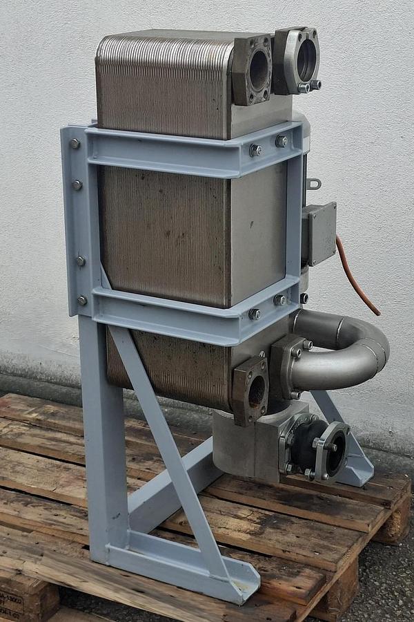 Öl / Wasser Kühlanlage, KA 340/BWT B57x110, Bühler, gebraucht-Funktionszusicherung