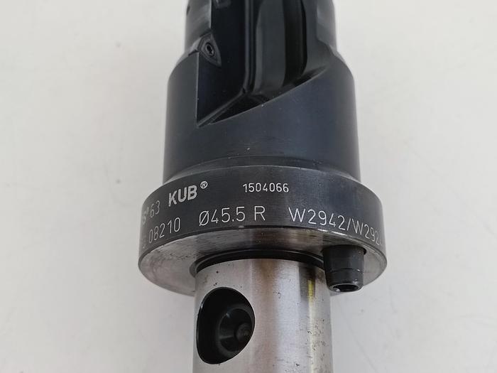 Ausdrehwerkzeug mit 5 neuen Wendeschneidplatten, KUB ABS 63, D45,5 R, Komet, überholt-neuwertig