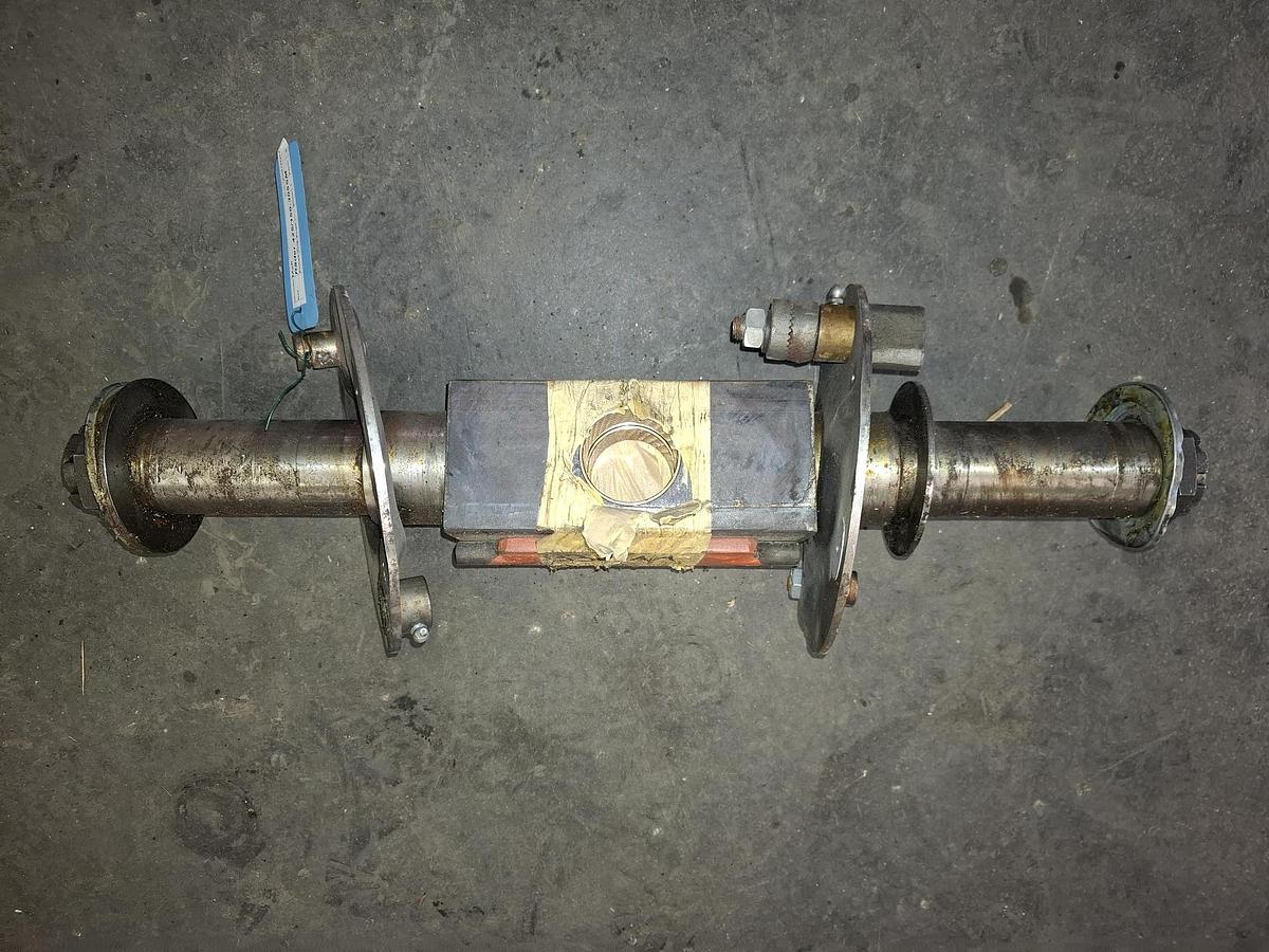 Tiefladerachse 770mm lang, , neuwertig