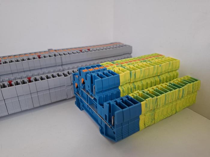 1 Set=124 Stück, Reihenklemmen + Zubehör, PTP 2,5, Phönix, neuwertig