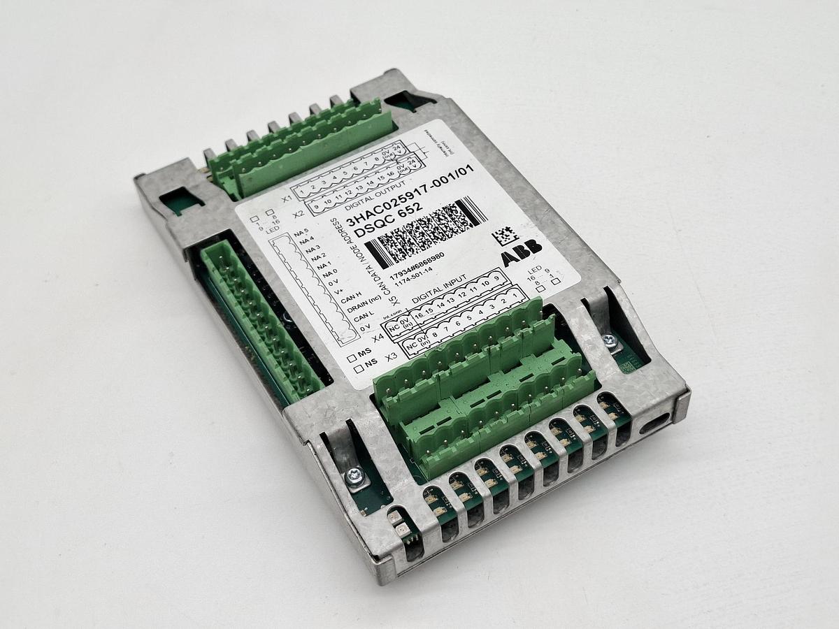 Gebraucht Steuerung I/O Modul, DSQC 652, 3HAC025917-001/00, ABB, gebraucht-Funktionszusicherung