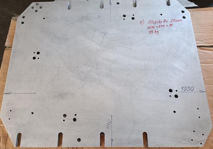 Gebraucht Aluminiumplatten, Konstruktionsalu, Preis -70%, gemäß Fotos, , gebraucht