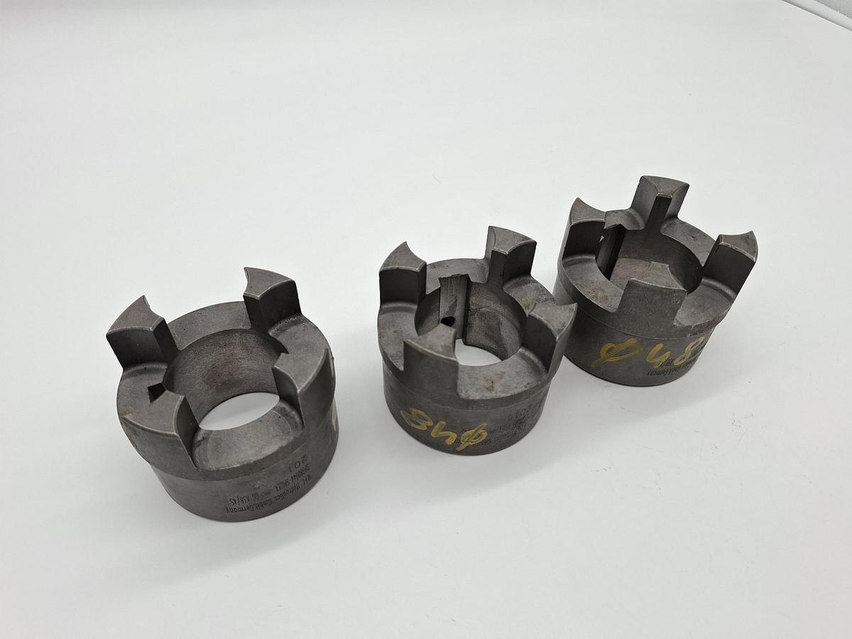 3 Stück Kupplungshälften, D48mm, SP380044 Spidex, GG38/45 R+L Hydraulics, neuwertig