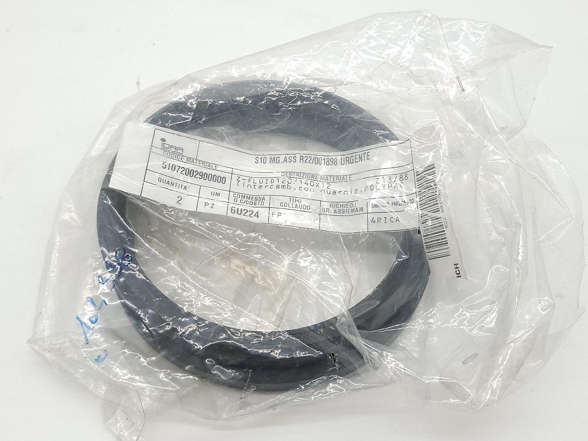 Stangendichtung für d140 für Idra Druckgussmaschine, 120/140×12, 51072002900000, Idra, neu