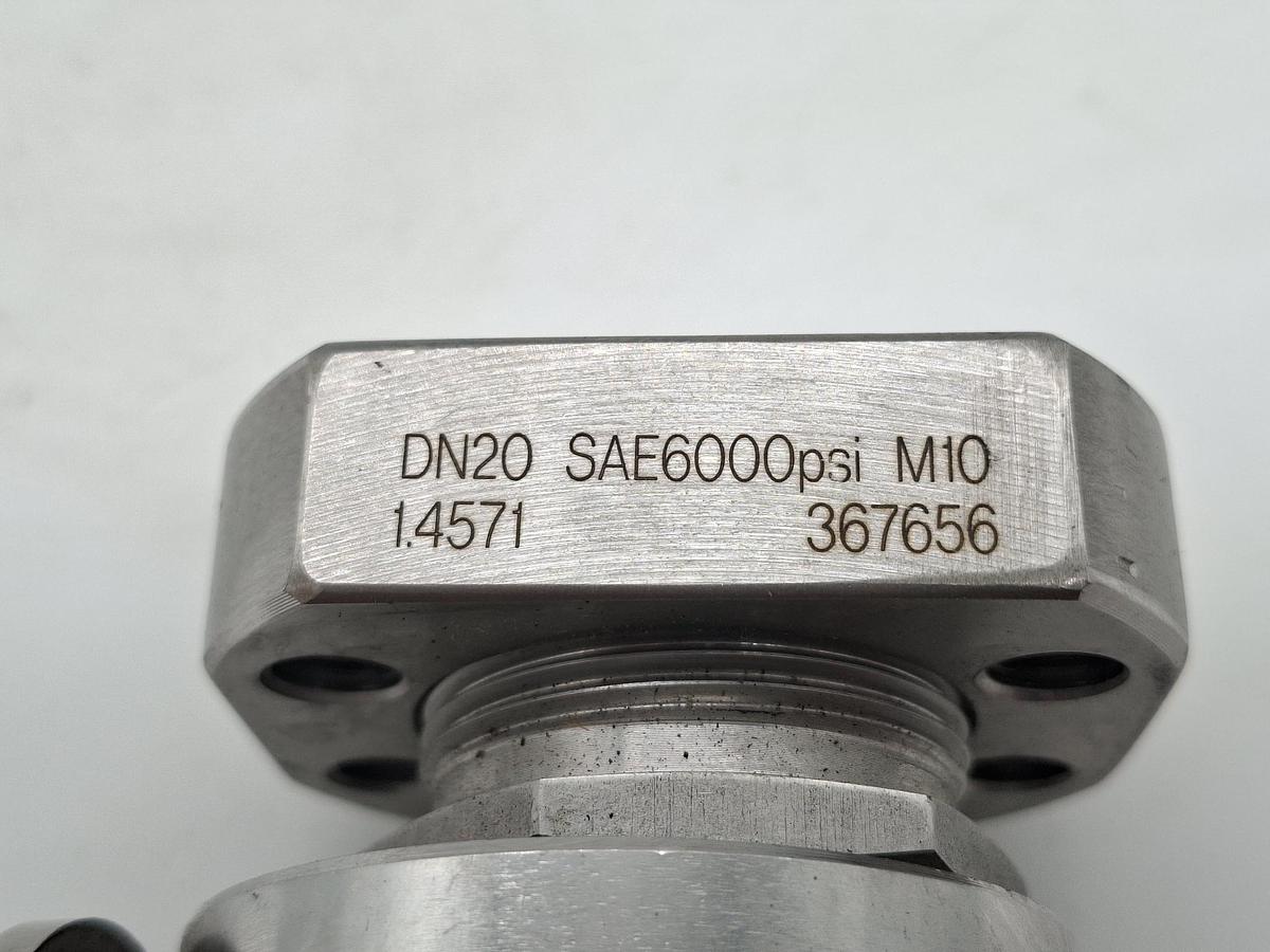 Edelstahl Kugelhahn, RKH DN20 SAE D/S, Pister, neu