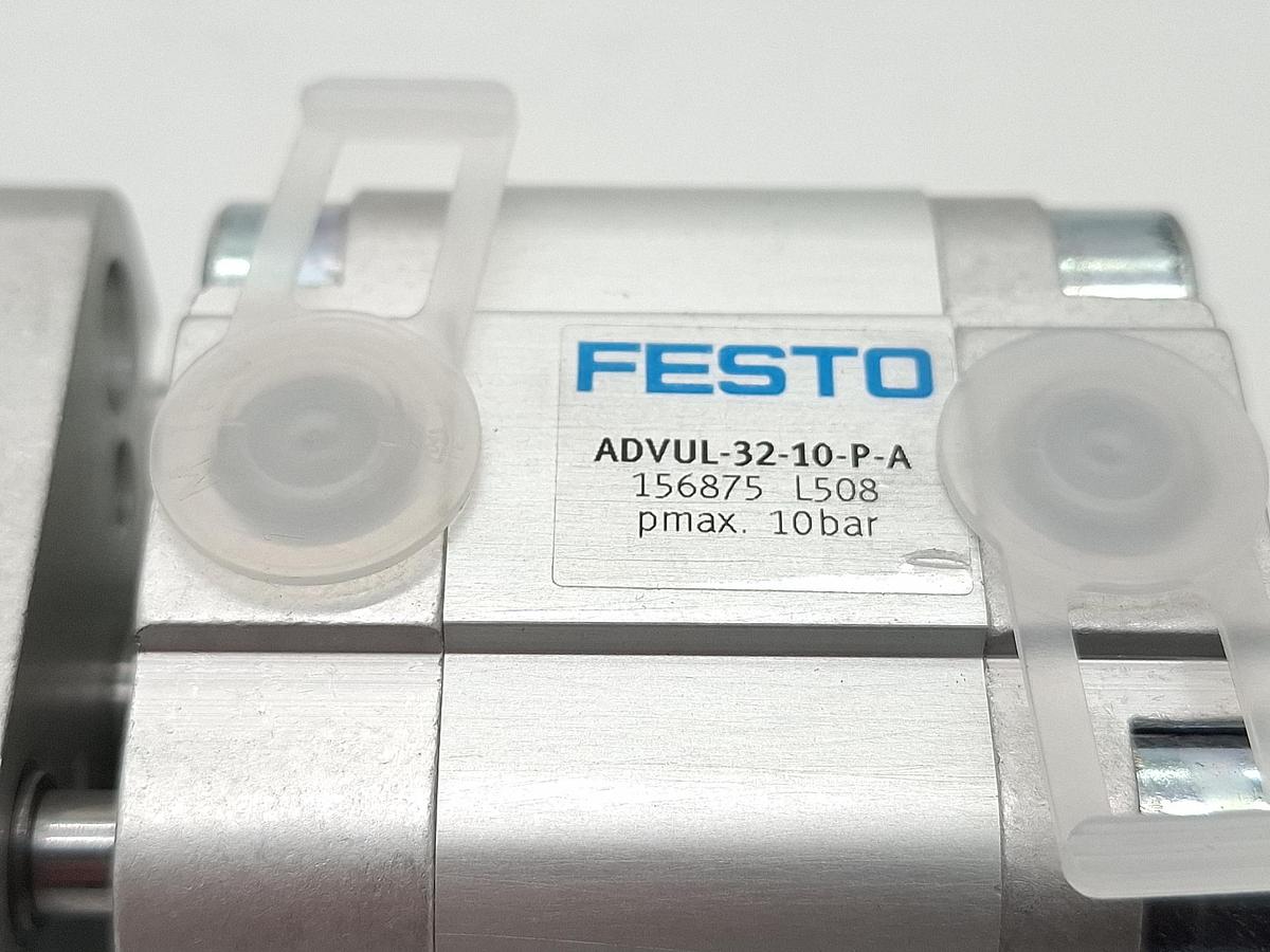 1 Stück Kompaktzylinder, Hub 10mm, ADVUL-32-10-P-A, 156875, Festo, neu