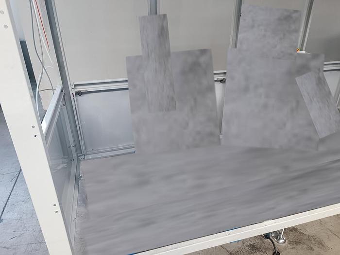 Gebraucht Hochqualitative Maschineneinhausung, 548 x 129 x 200cm hoch, KMS, neuwertig -90%