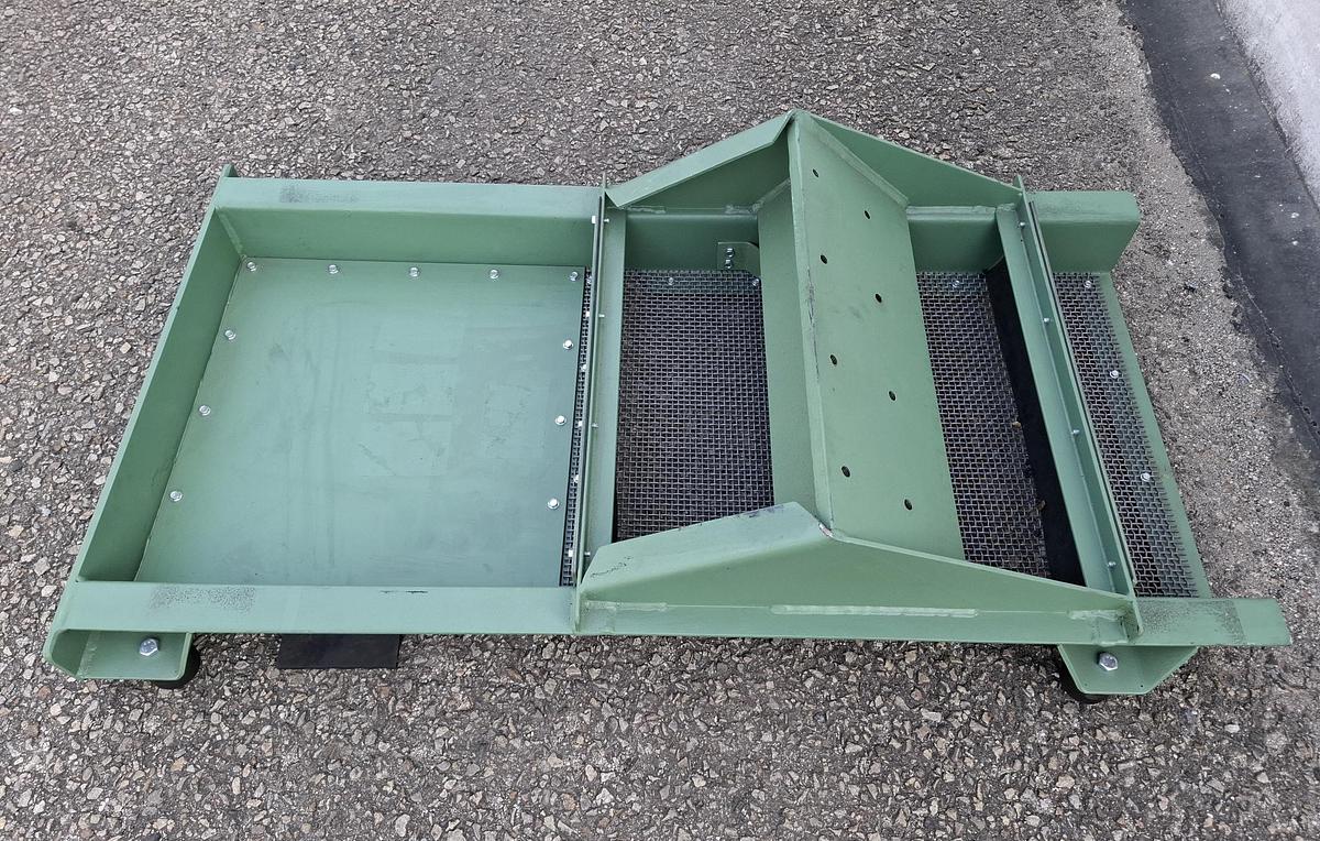 Siebschurre ohne Antrieb für Sandstrahlanlagen, FUF, Vibra Technik, neuwertig -60%