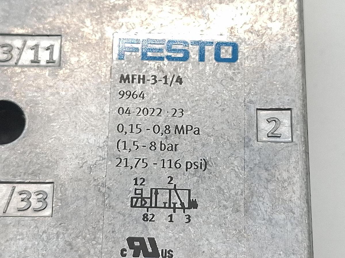 Magnetventil, MFH-3-1/4, 9964, Festo, neu