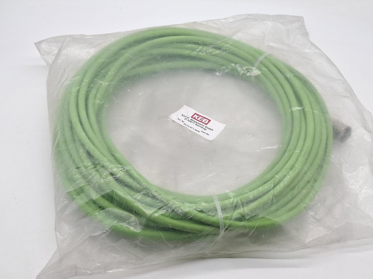 Motorleitung, Leistungskabel, 20m, 00.F5.0C1-4020, KEB, neu