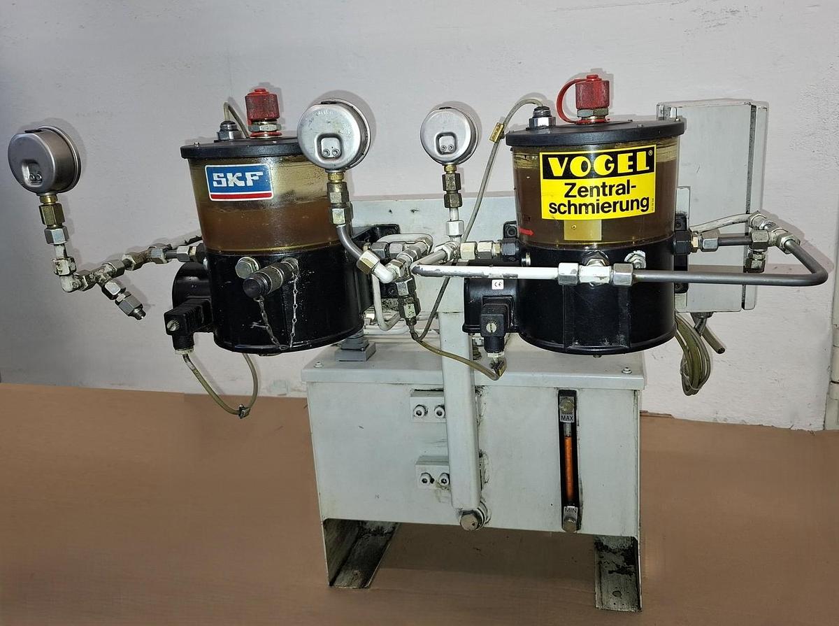 Gebraucht Zentrale Öl- und Fettschmieranlage, MFE5-BW30 + KFG1-5W2 Vogel, gebraucht