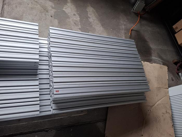 Gebraucht Aluminiumprofil, 50m, nur € 25/m, 90x90 L B Typ Nut 10 leicht, , gebraucht-Top