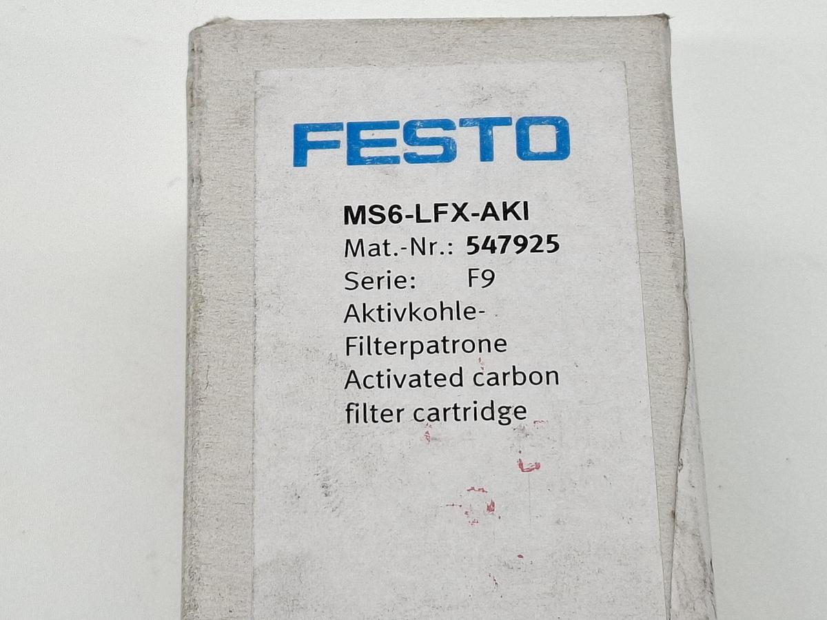 Aktivkohle Filterpatrone, 547925, MS6-LFX-AKI, Festo, neu
