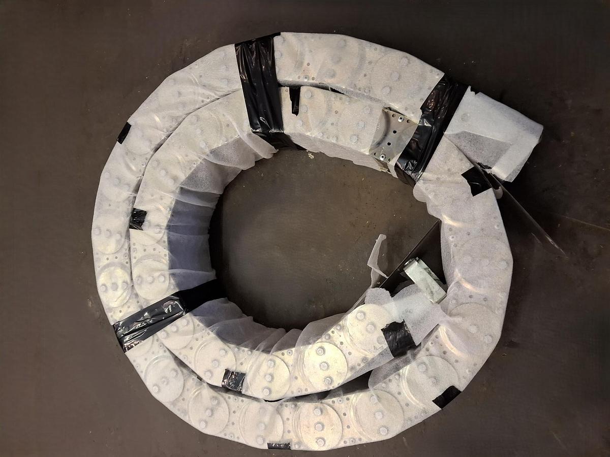 Geschlossene Metall Energiekette, S1250.171-RM-300-St-4000, Kabelschlepp, neuwertig