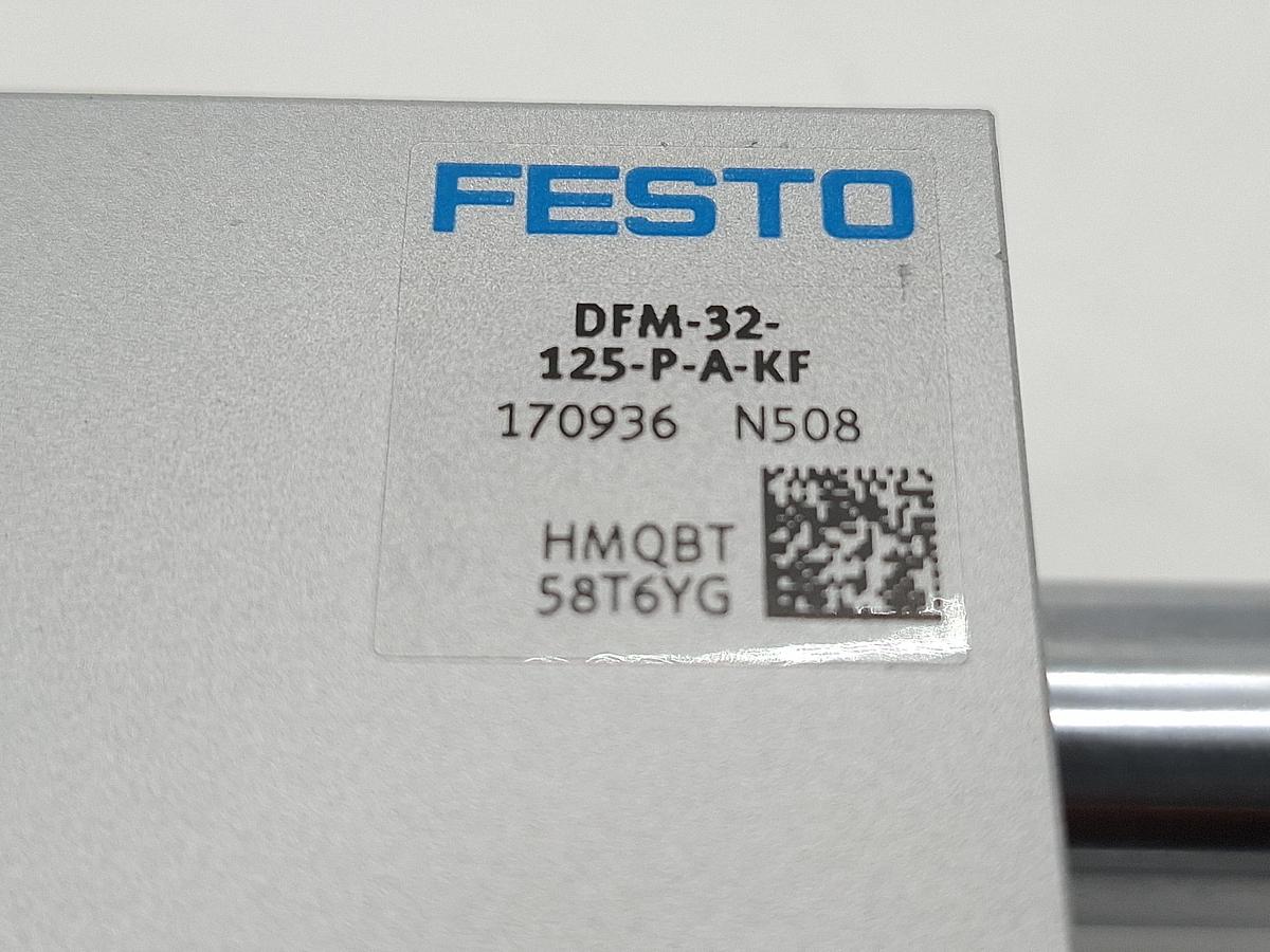 Doppelt geführter Zylinder, DFM-32-125-P-A-KF, 170936, Festo, neu