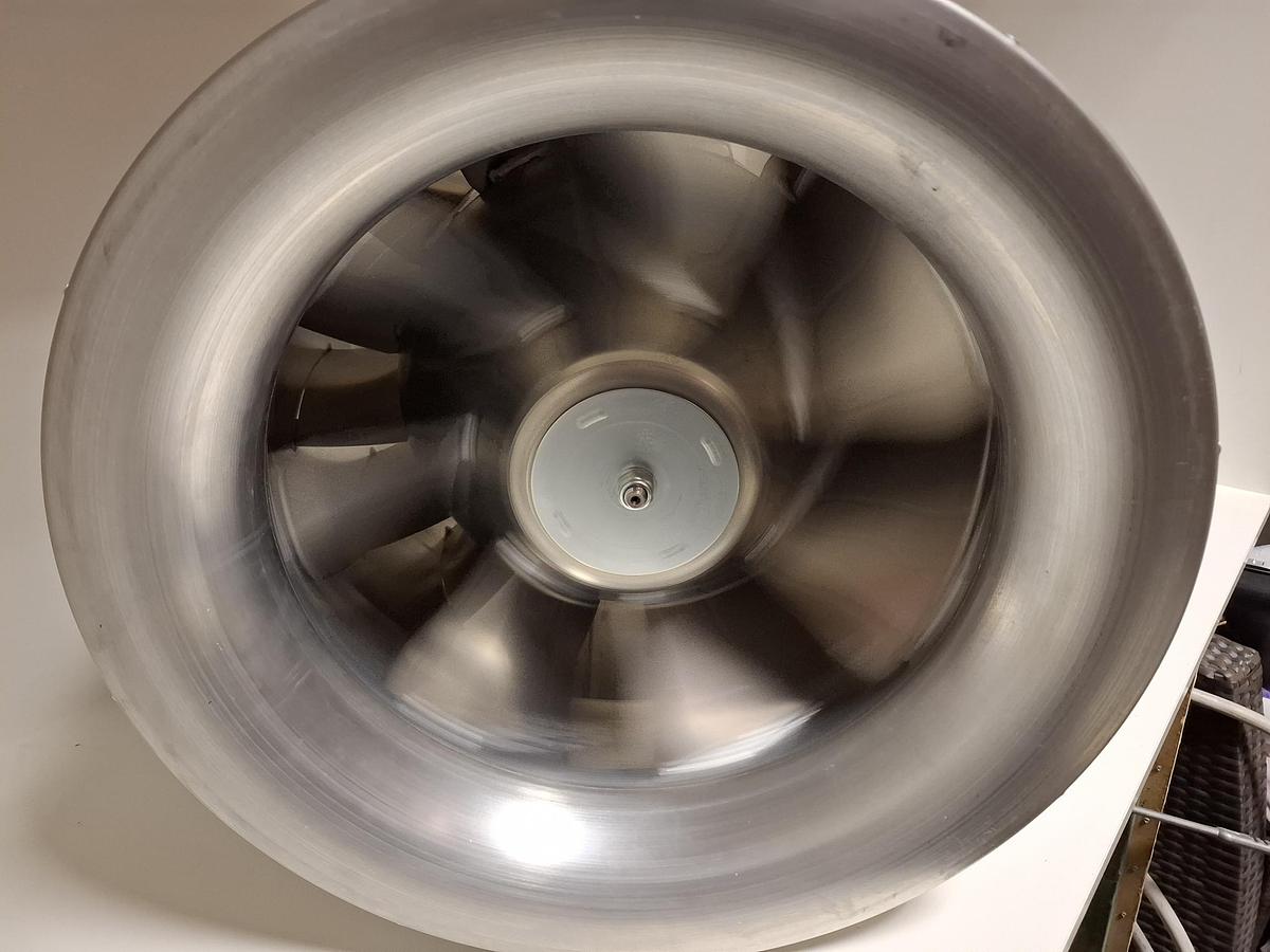 Diagonal Rohr Ventilator, 3x230V, 500mm, 9880m³/h, TDE 500 D4, Red Ring, neuwertig -40%