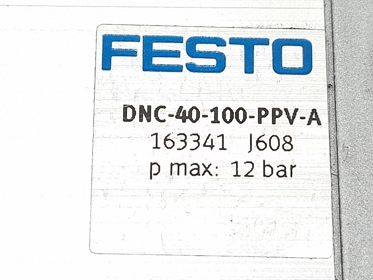 Normzylinder, Hub 100mm, DNC-40-100-PPV-A, 163341, Festo, neu