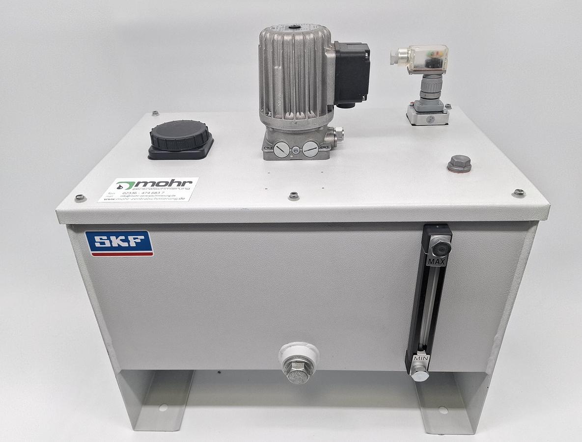 Zentralschmieraggregat, Zahnradpumpenaggregat, 30L, MFE5-BW30+399, SKF, neuwertig