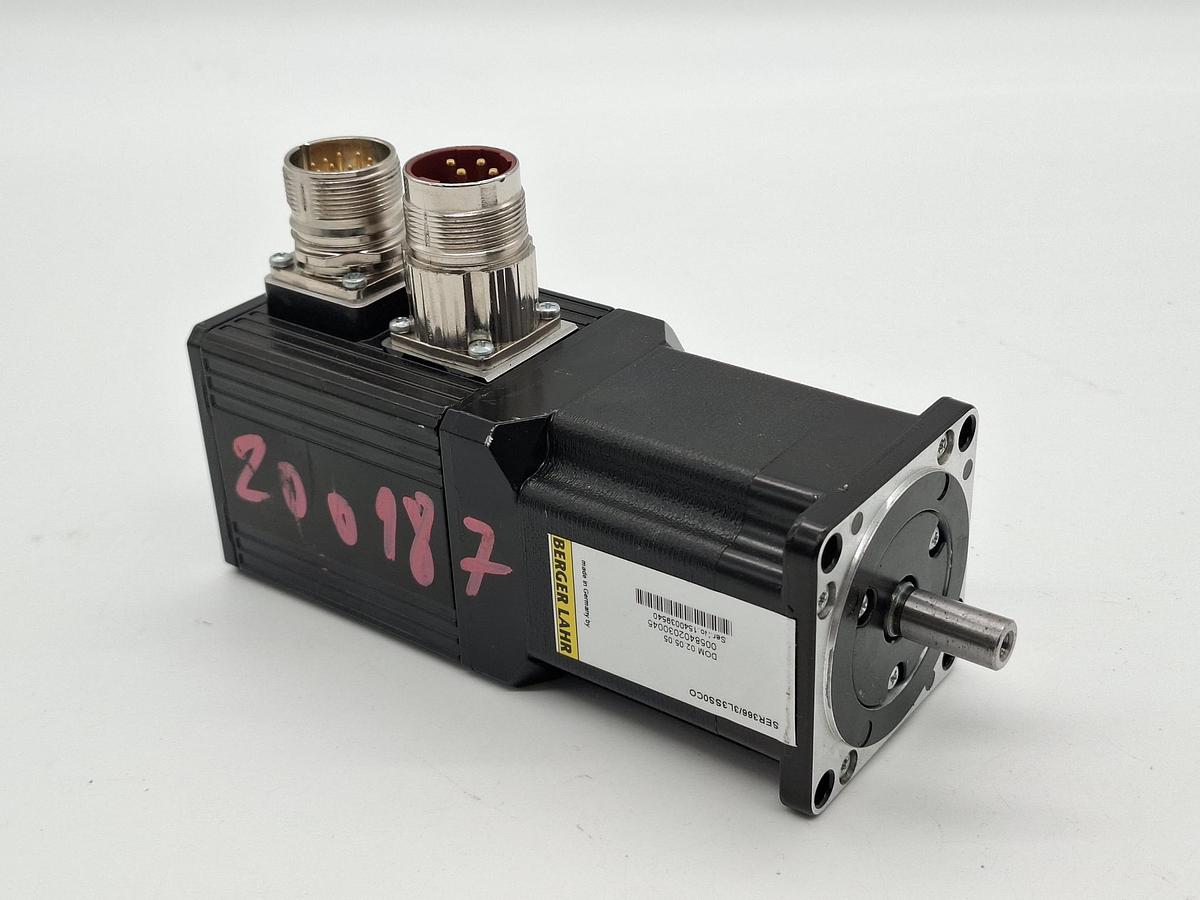 Servomotor, 230V, 12000 rpm, 0,55KW, SER366/3L3SS0CO, Berger Lahr, neu