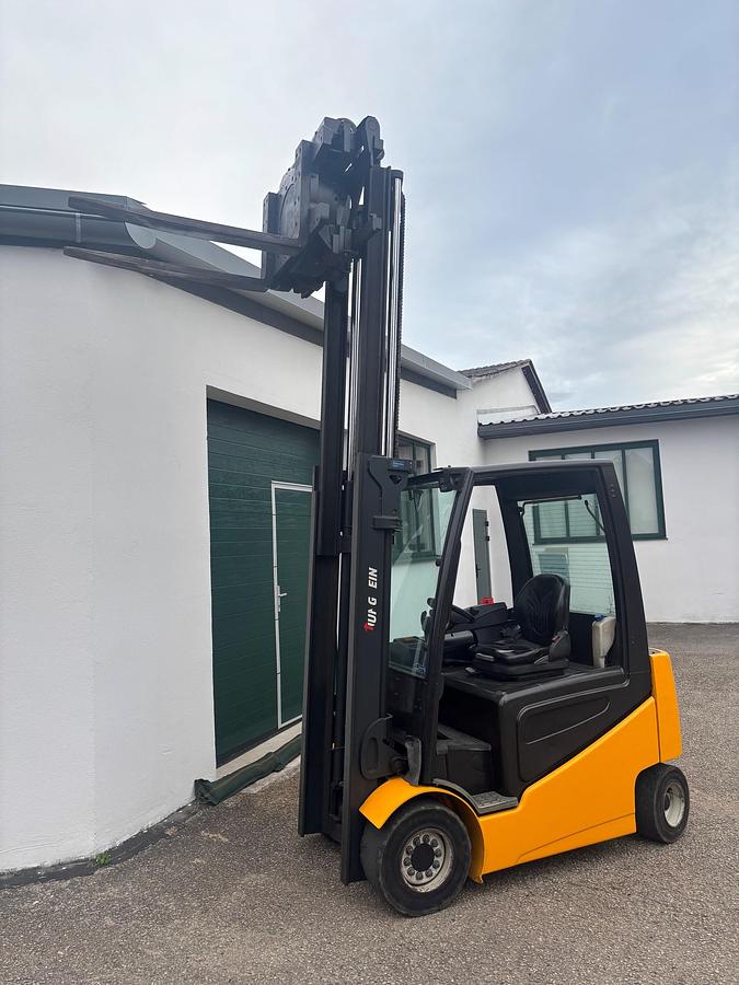 Überholt Elektrostapler mit Drehgerät, 3to, EFG 430k 330ZT, Jungheinrich, gebraucht - überholt