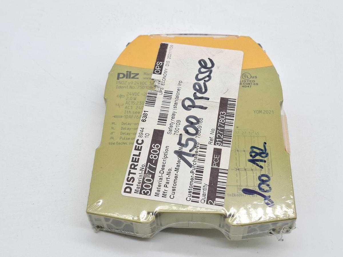Sicherheitsrelais, PNOZ s9, Pilz, neu