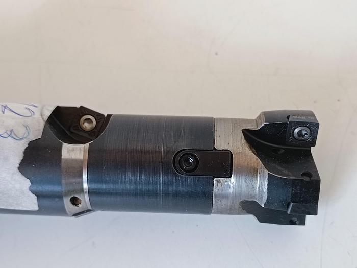 Ausdrehwerkzeug mit 6 neuen Wendeschneidplatten, ABS 63/N, D38, Komet, überholt-neuwertig