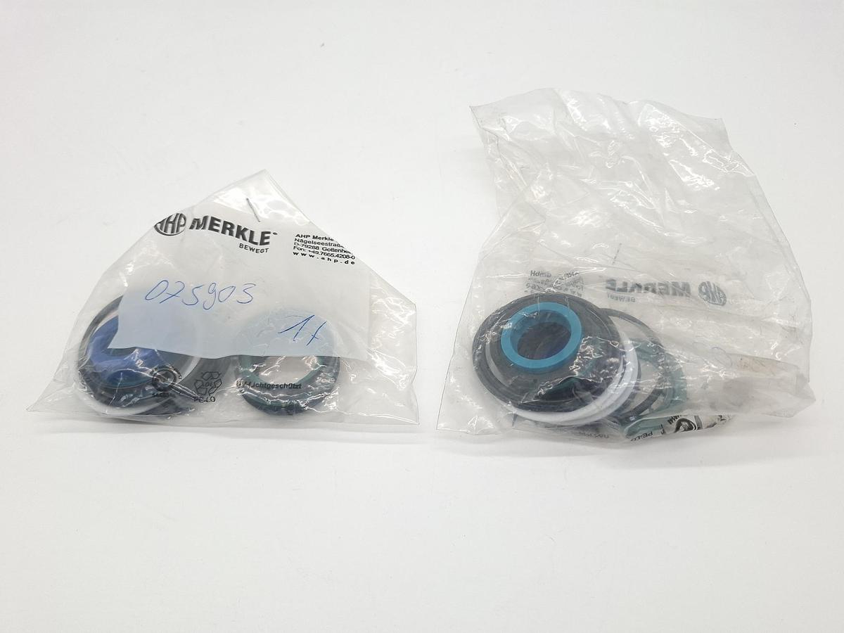 Dichtsatz für DHZ160, Kolben d40mm, Stange d22mm, 075903, Merkle, neu
