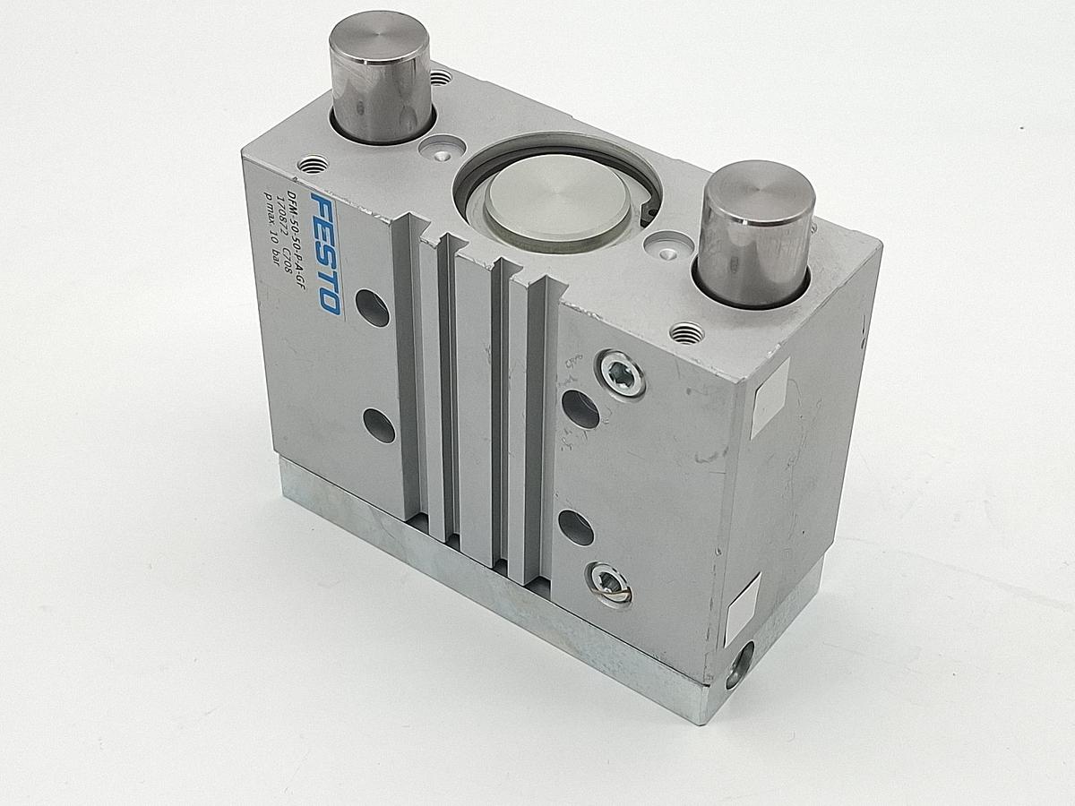 Doppelt geführter Zylinder, Hub 50mm, DFM-50-50-P-A-GF, 170872, Festo, neu