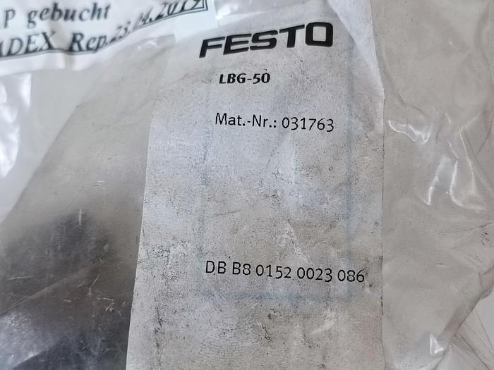 2 Stück Lagerbock, LBG-50, 31763, Festo, neu