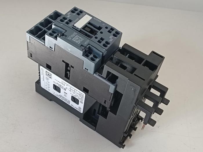 Gebraucht Schütz Sirius + Verbindungsbaustein, 3RT2027-2BB40-0CC0, Siemens, neuwertig -40%