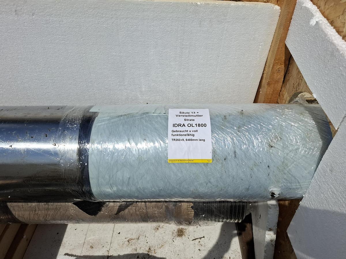 Gebraucht Ersatzsäule für IDRA OL1800 + Verstellmutter, D260mmx6480mm, (13), Idra, gebraucht