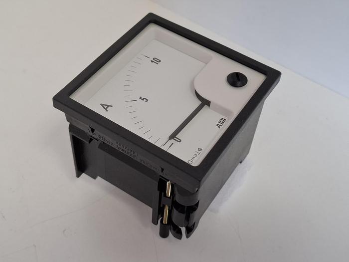 Anzeigegerät, Drehspulinstrument, PQ72, 0-10A, 72x72mm, ABB, neuwertig