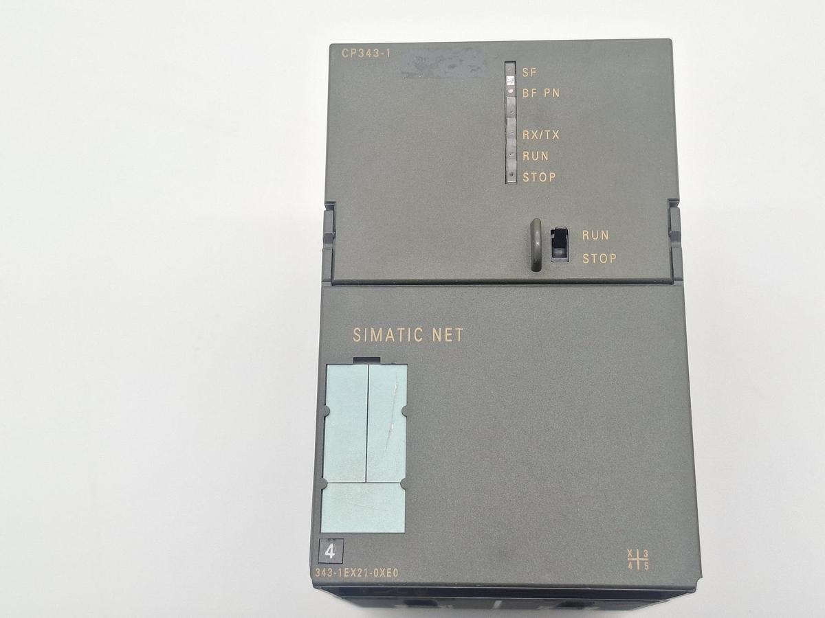 Gebraucht Prozessor CP343-1, 6GK7 343-1EX21-0XE0, Siemens, gebraucht-Funktionszusicherung