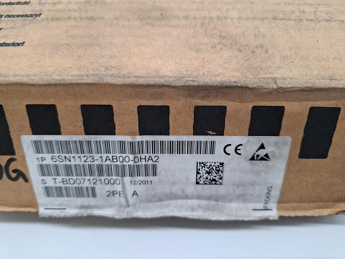 Simodrive Lt-Modul INT.2X8A, 6SN1123-1AB00-0HA2, Siemens, neu
